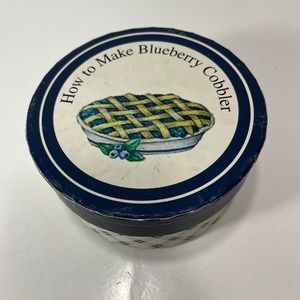 MWW Market How to Make Blueberry Cobbler Mini Plate 4.5" Replacement BOX‎ ONLY